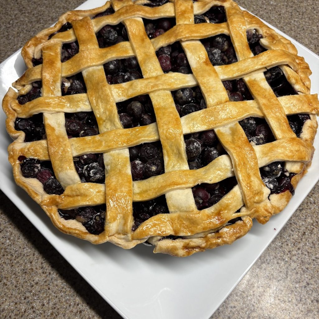 Blueberry pie